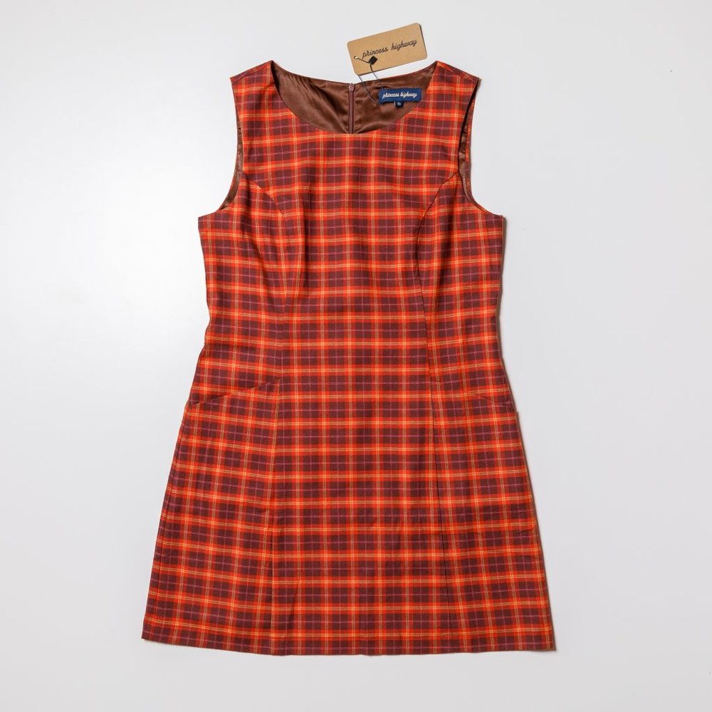 NWT Princess Highway plaid shift dress from Modcloth, Size 10 (but like a 6-8)